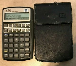 Vintage Hp 17bii,  Financial Calculator W/ Case Hewlett Packard