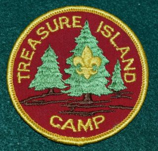Vintage Boy Scout Camp Patch - Treasure Island - Philadelphia Council