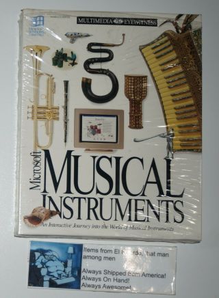 Vintage Microsoft Home 1993 (musical Instruments) Complete Cib