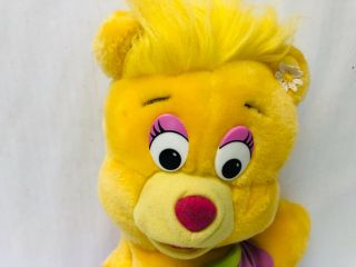 Gummi Bears Sunni Plush,  yellow Vintage Stuffed Animal,  80s Cartoon1980s Toys 2