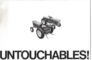 Vintage 1968 John Deere Untouchables 1020 2020 Tractor Sales Dealer Brochure