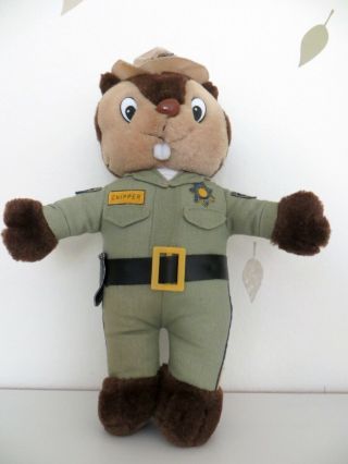 2 California Highway Patrol (CHP) VTG Stuffed Animals - Chipper and Beanie Bear 2