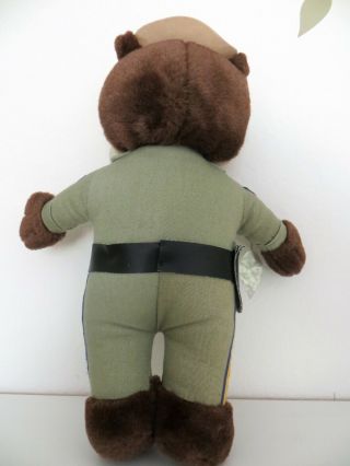 2 California Highway Patrol (CHP) VTG Stuffed Animals - Chipper and Beanie Bear 3