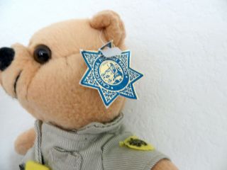 2 California Highway Patrol (CHP) VTG Stuffed Animals - Chipper and Beanie Bear 5