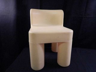 Vintage Little Tikes Yellow Child Size Chunky Chair