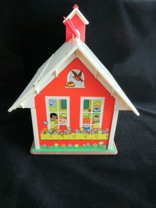 Vintage 1971 Fisher Price Play Family School 923 Little People Bell 3