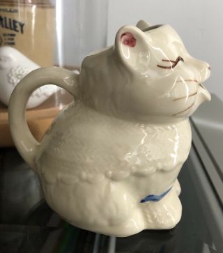 Vintage 1940 ' s Shawnee Pottery Puss n Boots Cat Creamer / Pitcher 4 3/4” 2