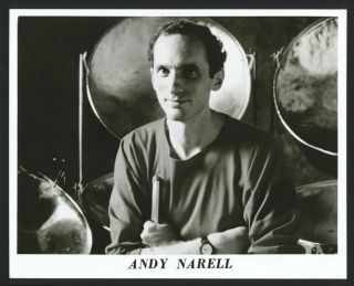 1991 Andy Narell Vintage Photo Jazz Steel Drummer