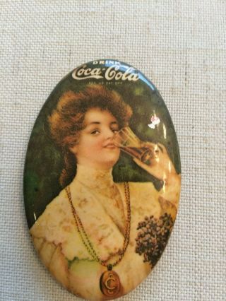 Vintage Coca Cola Pocket Mirrors,  Set of 5 1973 Memorabilia Calendar Girls Vin 2