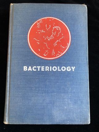 Vintage Book Bacteriology By Buchanan 1938 Hardcover Fourth Edition For Student