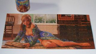 Vintage1967 Playboy Playmate Centerfold Jigsaw Puzzle Complete In Can Shay Knuth