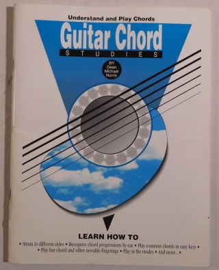 Dean Michael Norris Guitar Chord Studies Devin Vintage Music Book