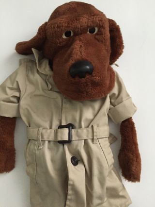 Vintage Mcgruff The Crime Dog Large 26” Plush Puppet With Coat / Shoes
