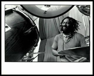 1980s Ronald Shannon Jackson Vintage Photo Jazz Funk Drummer Gp