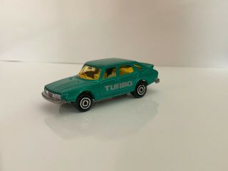 Vintage Majorette Saab Turbo Green