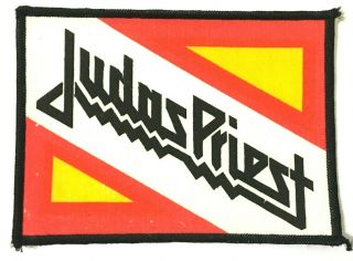 Judas Priest - Old Og Vtg 70/80`s Large Printed Patch Sew On (not Shirt Badge)