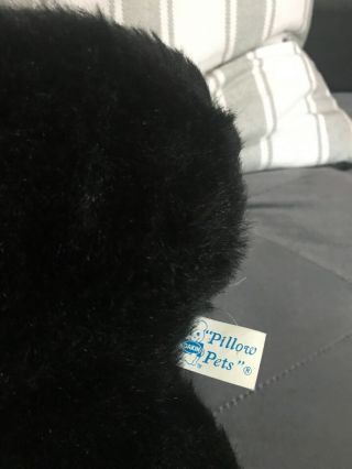 Vintage Dakin 1976 Pillow Pets Black Bear Plush Teddy 17” Stuffed Toy 4