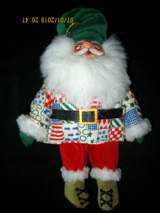 Vintage Handmade Dolls.  Figurine 10.  In Tall Santa Christmas