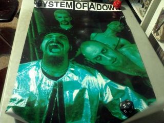 System Of A Down Band Photo Poster Vintage Official Promotional