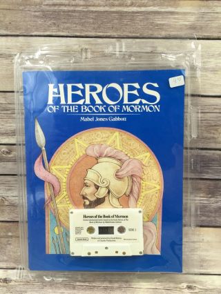 Vintage 1987 Deseret Heroes Of The Book Of Morman Educational Book Cassette Tape