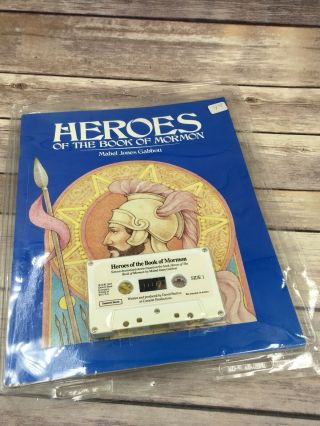 Vintage 1987 Deseret Heroes of the Book of Morman Educational Book Cassette Tape 3