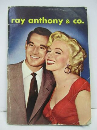 Vintage Ray Anthony & Co.  Tour Photo Prints Booklet With Autographs 74 Pages