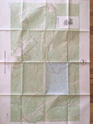 2 Vintage Topographical Topo Wall Maps Of The Philmont Boy Scout Ranch
