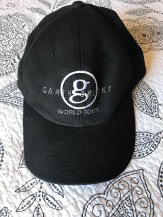 Vintage Garth Brooks World Tour Concert Hat Cap Snapback Country Music