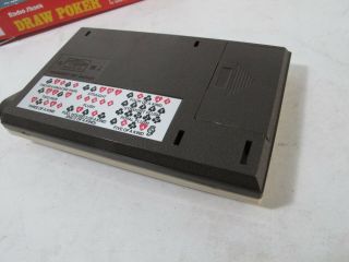 Draw Poker Radio Shack Tandy Handheld Electronic Game Vintage 1980s 60 - 2351 (S0) 3