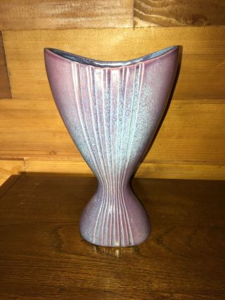 Vintage Red Wing Pottery No.  667 Purple Vase