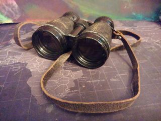 Vintage Airguide Binoculars Chicago Usa Good For Display Only