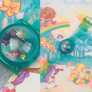 Vintage 90s Clear Domed Ariel The Little Mermaid Watch Disney Needs Battery