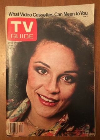 1978 Vintage " Rhoda " (valerie Harper) Tv Guide - No Mailing Label - Vg Cond.