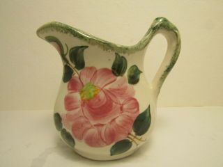 Vintage Cash Family Pottery Pitcher Usa Hand Painted 1945 Small Creamer