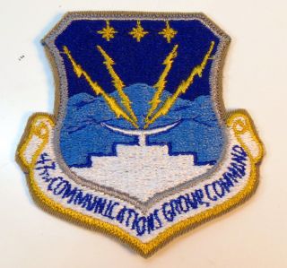 Large Vintage Usaf Air Force 47th Communications Group Command Military Patch