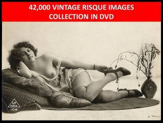 Dvd Vintage 1920 Risque Burlesque Women Photos V.  1 French Postcard Pin Ups Girls