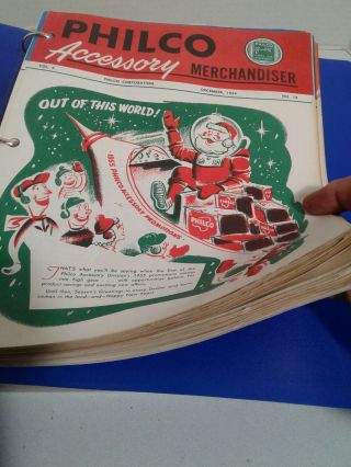 Vintage Philco Accessory Merchandiser Newsletters 1954