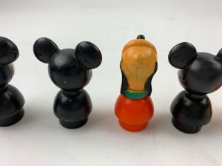 Vintage Fisher Price Little People Mickey Mouse Minnie Pluto Set of 5 (FP 38) 8
