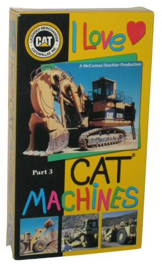 I Love Cat Machines Part 3 Kids Children (2001) Vintage Vhs Tape