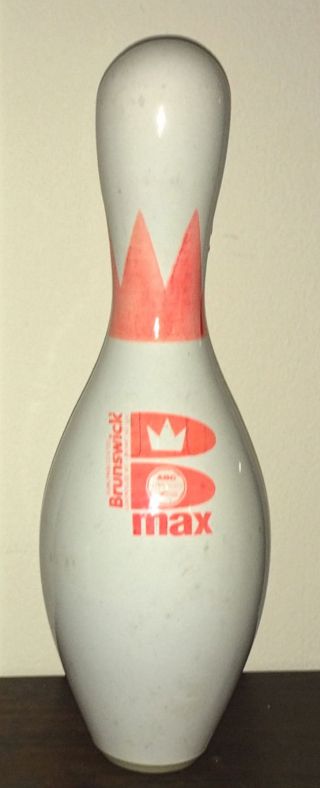 Vintage Brunswick Max Bowling Pin 15 " 3.  5 Lbs.  Mancave