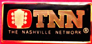 Tnn The Nashville Network Vintage 90s Cable Tv Channel Pin Country Music/nascar