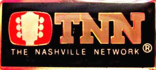 TNN The Nashville Network Vintage 90s Cable TV Channel Pin Country Music/Nascar 2