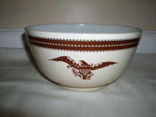1967 Vintage Federal Eagle Pyrex Mixing Bowl No.  478 - B 1 1/2 Quart Hearth Brown