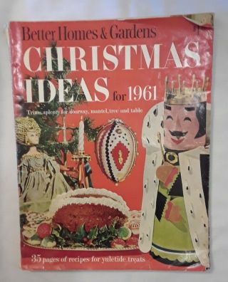 Vintage Better Homes & Gardens Christmas Ideas - December1961 -