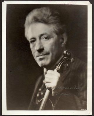 Fritz Kreisler Violinist Vintage Orig Photo Classical Musician Violin