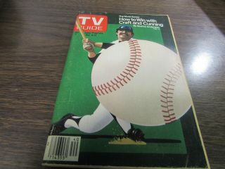 Vintage - 10/6/1979 - Tv Guide - World Series Cover - Vg