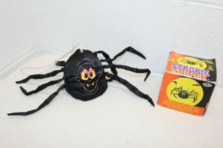 Vintage Halloween Sonic Control Spider Dancing/shaking Sound Activated W/ Box