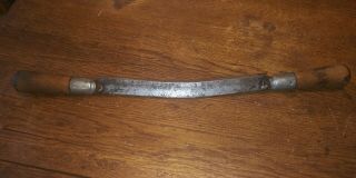 Vintage Fleshing Knife - - Fur Handling - - Skinning Pelt Hide - - - Trapping - - Traps