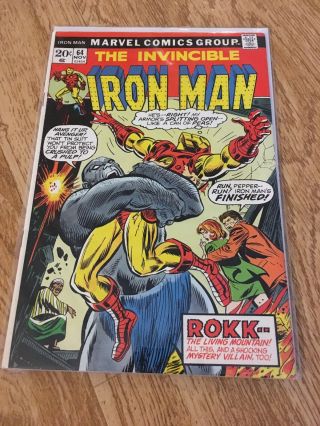 Iron Man Marvel 1973 64 Comic Book Vintage