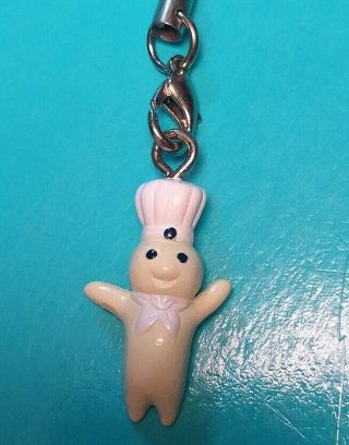 Pillsbury Doughboy Mini Key Chain Figure Vintage